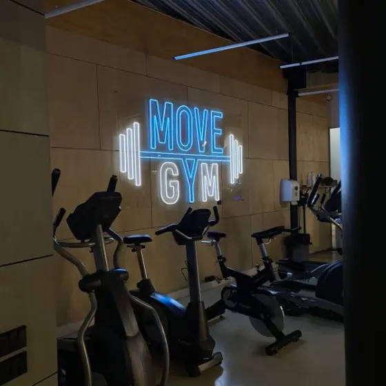 Gyms — LED neon sign project 1