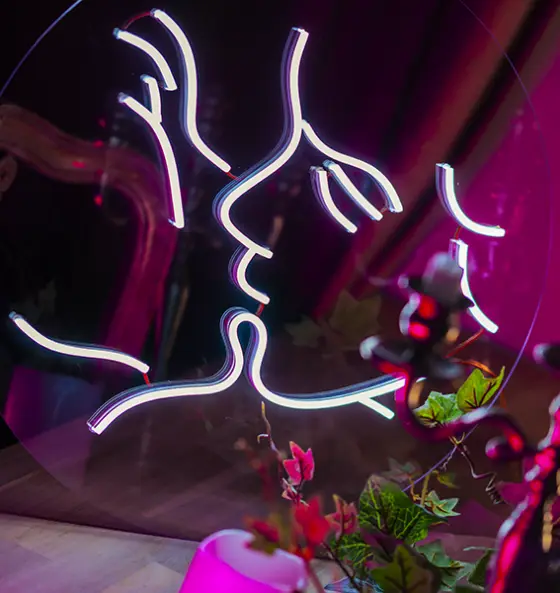 Home interior — LED neon sign project 3