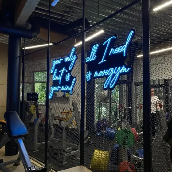 Gyms — LED neon sign project 3