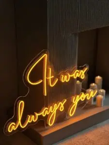 LED neon sign, recent work 4