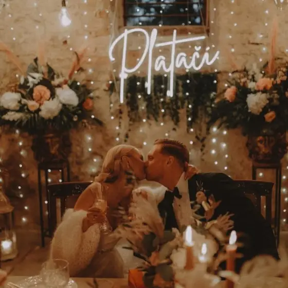 Weddings — LED neon sign project 1