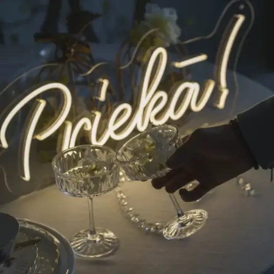 Weddings — LED neon sign project 5