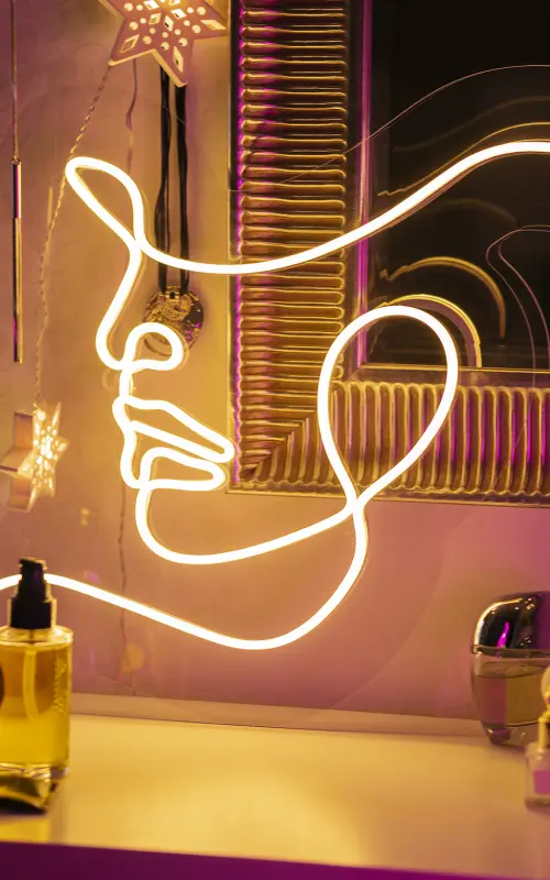 Home interior — LED neon sign project 5